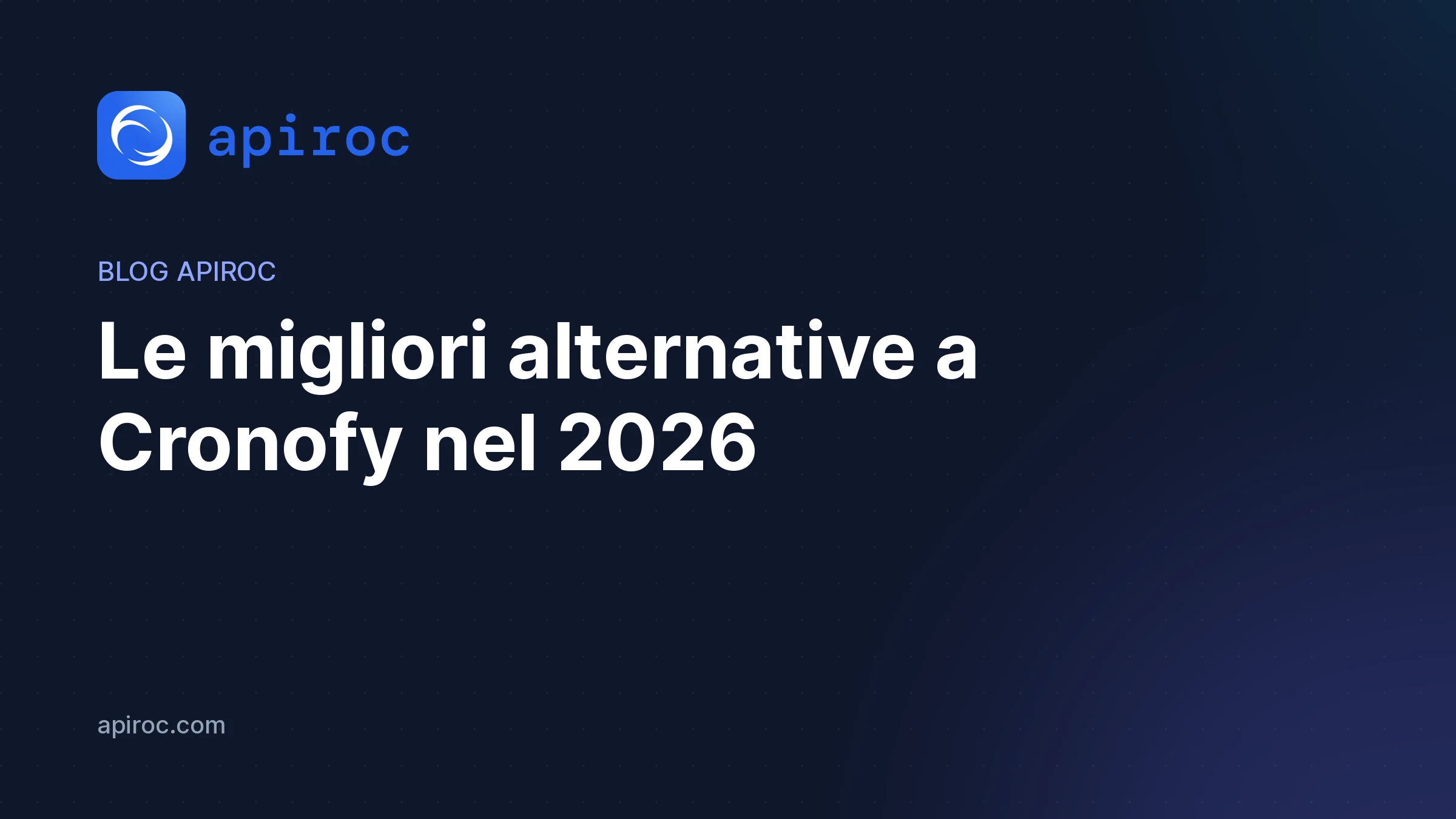 Le migliori alternative a Cronofy nel 2026